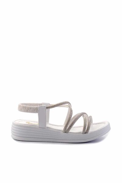 Bambi White Women's Sandals K05823022909