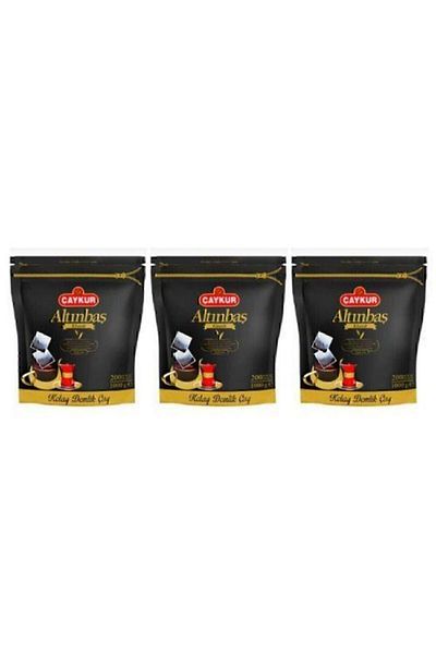 Çaykur Altınbaş Classic Black Teapot Tea Bag 3 Pack 200 X 5 g