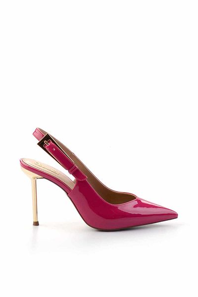 Bambi Pantofi de seara de dama din piele lacuita fucsia K 01209111108