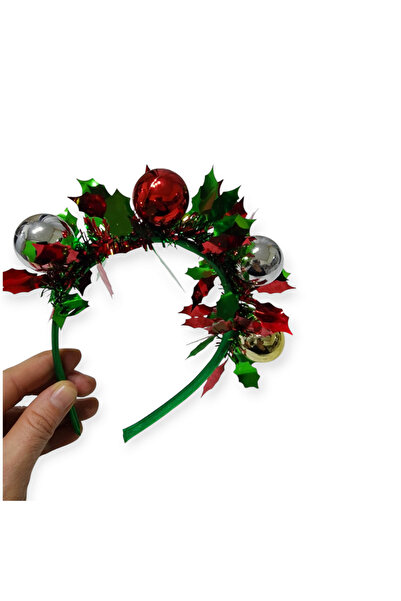 ARBABAG&ACCESSORY حفلة رأس السنة الجديدة متعددة الألوان وما إلى ذلك. تاج نموذجي مناسب للاستخدام (كرات عيد الميلاد الصغيرة).