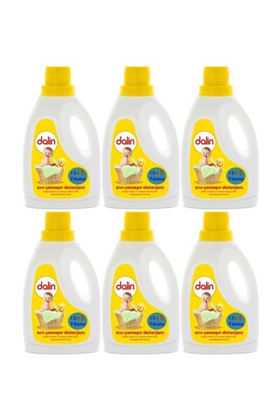 Dalin Sıvı Çamaşır Deterjanı 1500 ml 6 Adet