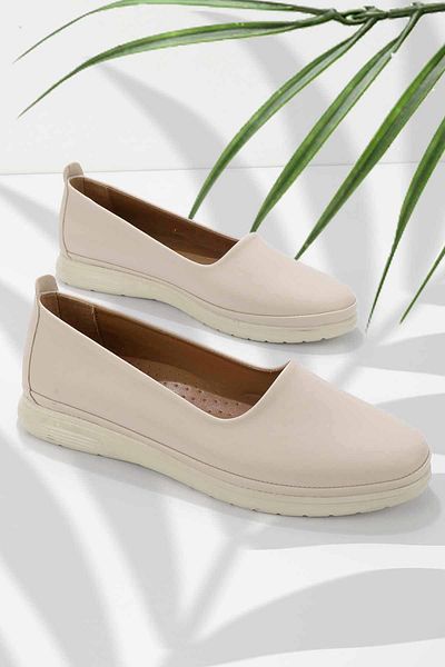 Bambi Beige Freizeitschuhe für Damen - K 01763202009
