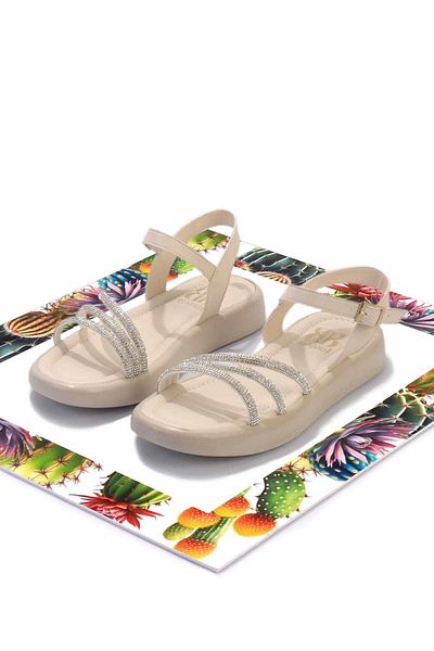 Bambi Beige Damensandalen - K 05311023009