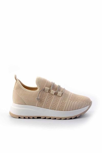 Bambi Beige Strickwaren Damen Sneaker K 01792050082