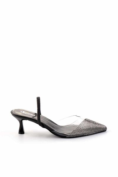 Bambi Klassische Damenschuhe mit Absatz in Black Stone K 01026200387