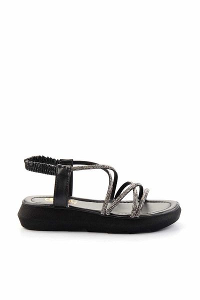 Bambi Women's Black Sandals K05311419509