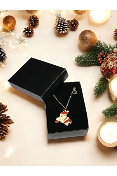 Atelier Bik قلادة بتصميم ساحر على شكل سانتا كلوز لعيد الميلاد (معلبة)