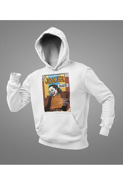 SEVBANO Joker Movie Character Printed Unisex Oversize Hoodie
