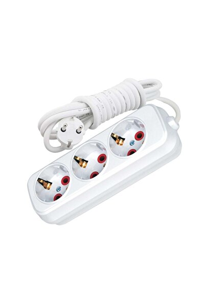 ECO 3'lü Topraklı Kablolu Grup 5 Metre 325035