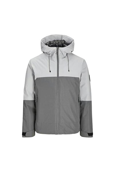 Jack & Jones Jcoaiden Gray Waterproof Transitional Jacket - 12260486 -Ga