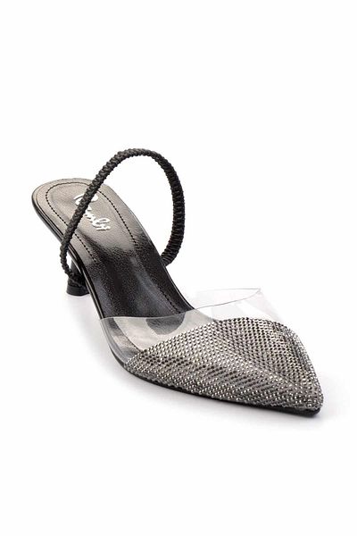 Bambi Klassische Damenschuhe mit Absatz in Black Stone K 01026200387