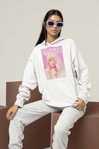 SEVBANO Unisex the Eras Tour Singer Taylor Swift Printed Oversize Hoodie