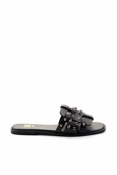 Bambi Dámské černé pantofle - model K04024010009