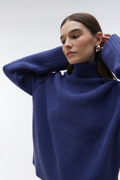 Mudo Fishing Neck Loose Fit Sweater