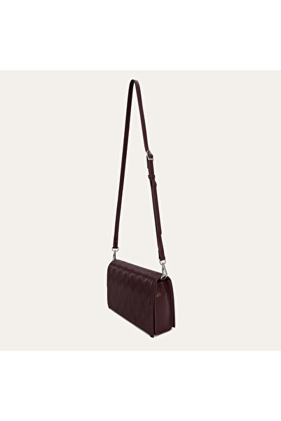 Mudo Leather Look Patterned Shoulder Bag