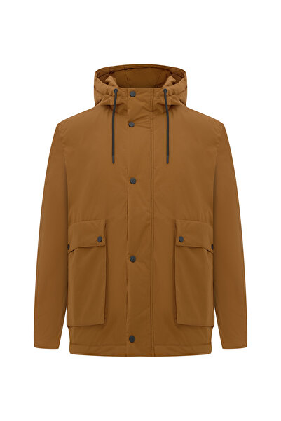 Mudo Front Pocket Hooded Coat