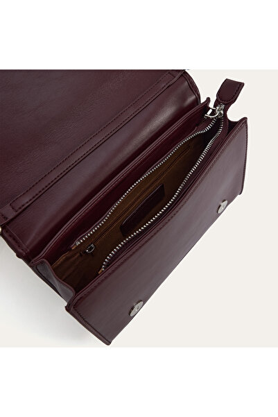 Mudo Leather Look Patterned Shoulder Bag