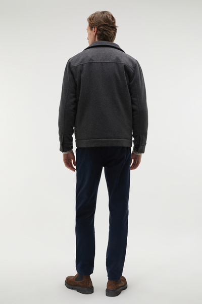 Mudo Wool Blended Trucker Jacket