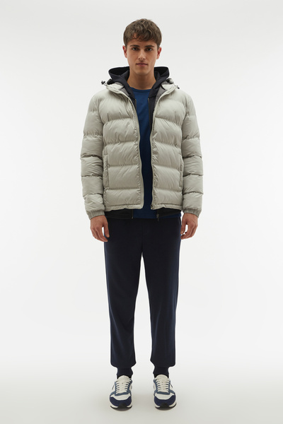 Mudo Quilted Hooded Inflatable Coat