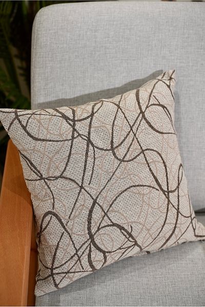 Rell Home قطعة واحدة من غطاء أريكة قطن 100% فاخر غير قابل للانزلاق مقاس 40 × 40 سم - غطاء متعدد الأغراض