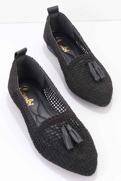 Bambi Dámská černá espadrilka - K 01885010016