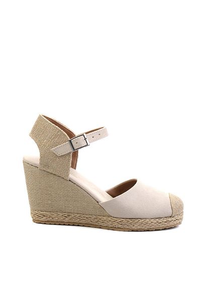 Bambi Nerzfarbene Keilabsatzschuhe aus natürlichem Wildleder für Damen01874055565