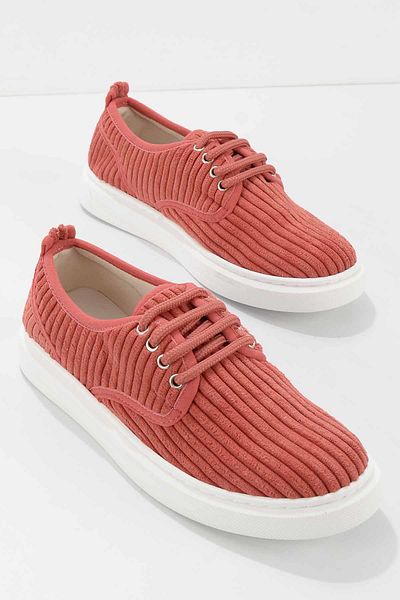 Bambi Damen-Freizeitschuhe aus rotem Stoff K 01122000904
