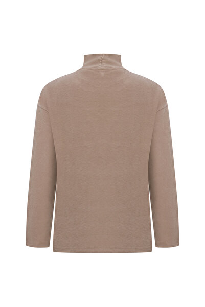 Mudo Loose Fit Sweatshirt with Start Neck