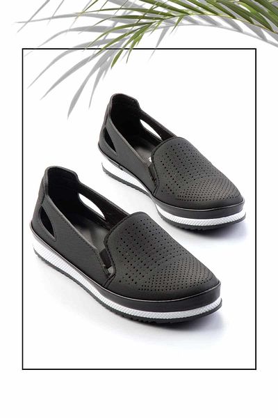 Bambi Schwarz Damen Freizeitschuhe K 01621011309