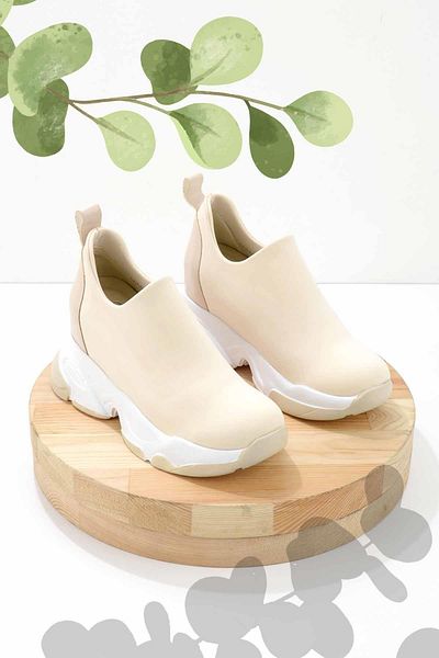 Bambi Beige Stretch Damen Sneaker K 01313001617