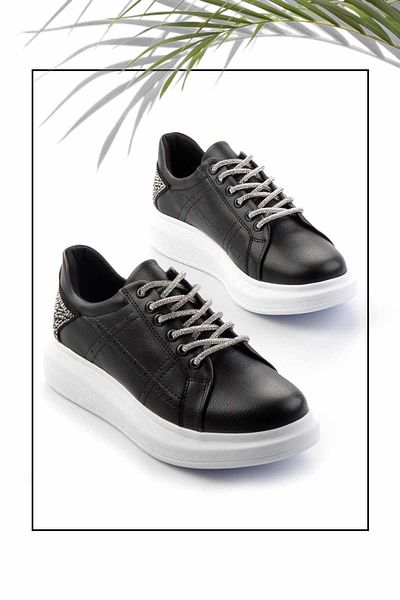 Bambi Women's Black Sneakers K01179086509