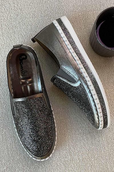 Bambi Platin Damen Freizeitschuhe K 01309215309