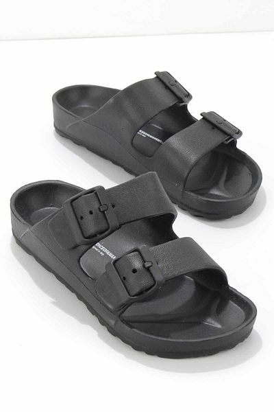 Bambi Women's Black Slippers K04740300059