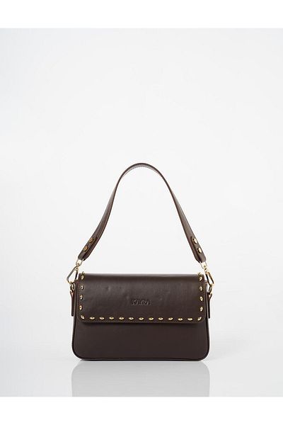 Kayra Geantă de umăr Bitter Brown Staple