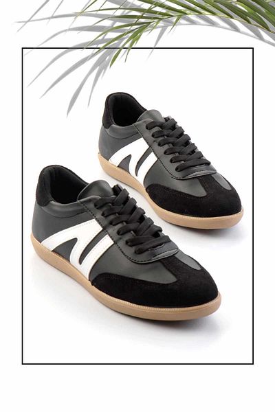 Bambi Black and White Women's Sneaker K01179457209