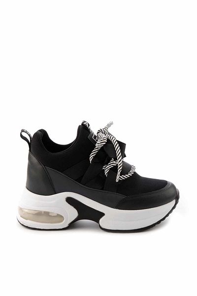 Bambi Black Stretch Women's Sneaker K01932420717