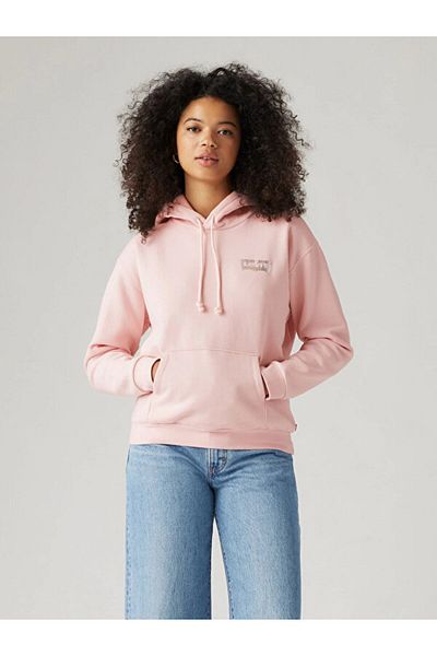 Levi's Γυναικείο φούτερ με κουκούλα Coral Pink - 001u6-0006