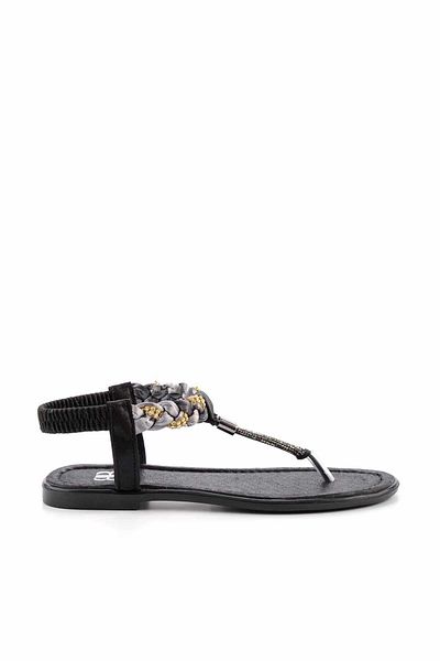 Bambi Schwarze Damensandalen - K 05625050609   Modell
