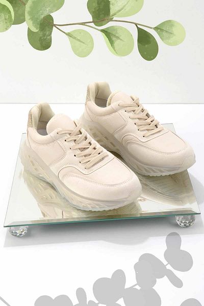 Bambi Beige Anorak Women's Sneaker K01512241885
