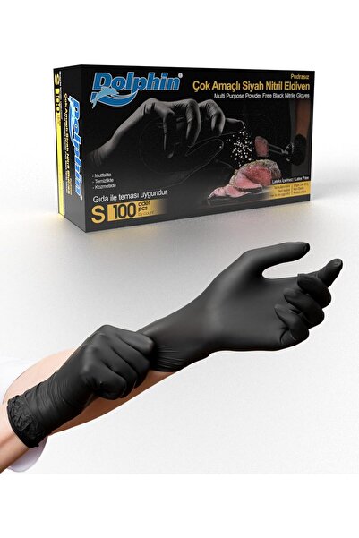 STOREMAX KUTU GÖRSELİ DEĞİŞMİŞ Siyah Nitril Eldiven, S Beden, 100'lü, Çok Ama...
