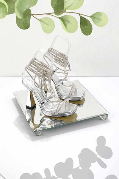 Bambi Lame Mirror Damen-Abendschuhe K 05375000239