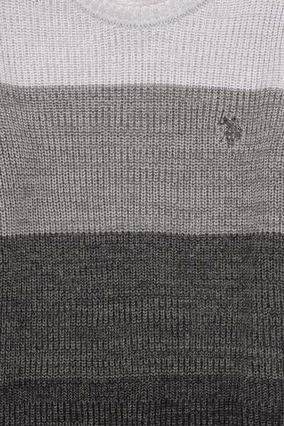 U.S. Polo Assn. Erkek Çocuk Antrasit Melanj Kazak 50295576-VR081