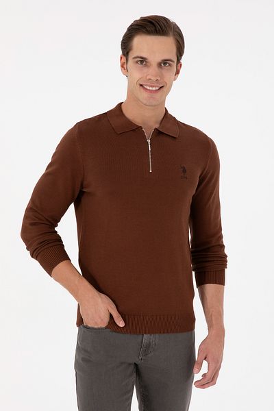U.S. Polo Assn. Men's Brown Sweater 50297066 -Vr158