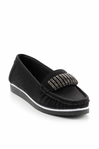 Bambi Μαύρα Γυναικεία Παπούτσια Loafer K 01348065409