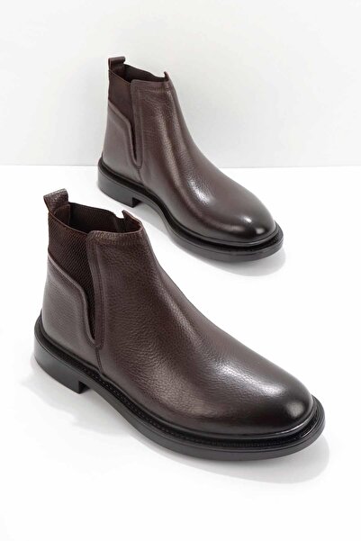 Bambi Brown Floater Γνήσιο Δερμάτινο Ανδρικές Μπότες & Μποτάκια E 02395300140