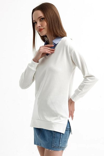 İKLİM LİFE Shirt Collar 2 Rope Sweat