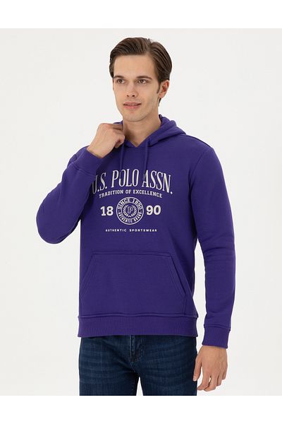 U.S. Polo Assn. Men's Purple Sweatshirt 50293446 -Vr038