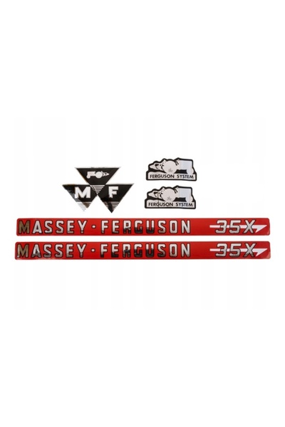 Yerli MASSEY 35X TRAKTÖR YAN YAZI TAKIMI ( MAT )