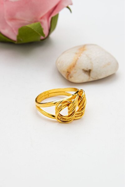 latif kuyumcu 22 Ayar Altın Üçlü Samanyolu Kadın Yüzük LKYZK1541