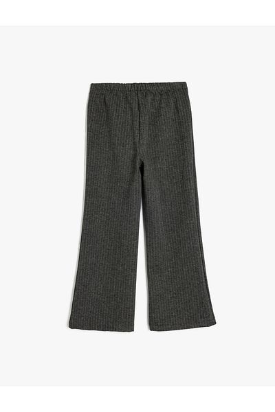 Koton Striped Trousers with Flap Pockets